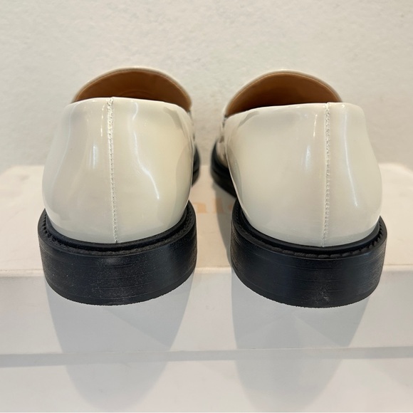 Chloe Marcie loafer in Egg Shell Patent Leather, Size 39.5/9.5, New in Box - Picture 5 of 10
